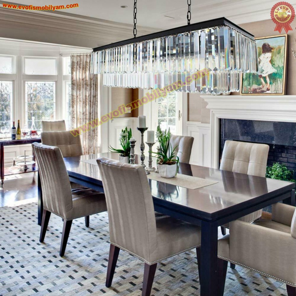 Modern Lüks Venge Yemek Masası Giydirme Sandalye Mutfak Yemek Odası